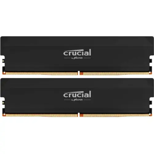 Memorii Crucial Pro Overclocking CP2K32G60C40U5B Intel XPM 3.0/AMD EXPO, 64 GB (2x 32GB), DDR5-6000 MHz, CL 40, Dual Channel
