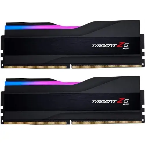 Memorii G.Skill Trident Z5 RGB Black Intel XMP 3.0, 32GB (2 x 16GB), DDR5-6400MHz, CL30, Dual Channel