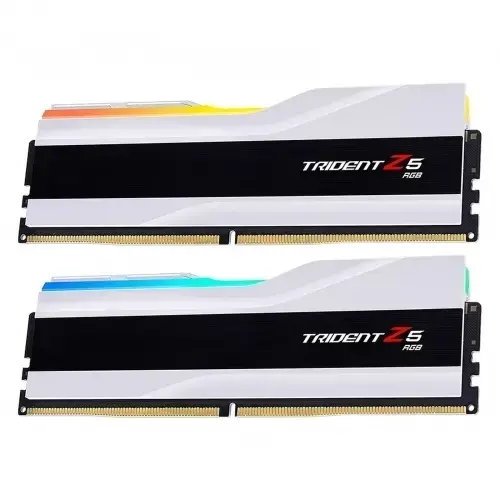 Memorii G.Skill Trident Z5 RGB White Intel XMP 3.0 64GB, DDR5-6000MHz, CL36, Dual Channel