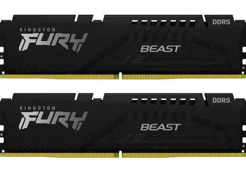 Memorii Kingston Fury Beast, 16GB(2x8GB), DDR5-5200Mhz, CL40, Dual Channel
