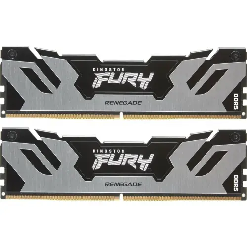 Memorii Kingston FURY Renegade Silver Intel XMP 3.0, 32GB (2x16GB), DDR5-8000MHz, CL38, Dual Channel