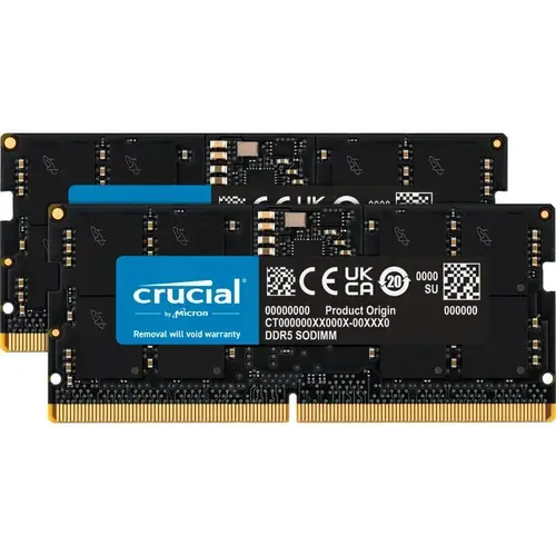 Memorii laptop Crucial DDR5 32GB (2x16GB) 5600MHz CL46 1.1V
