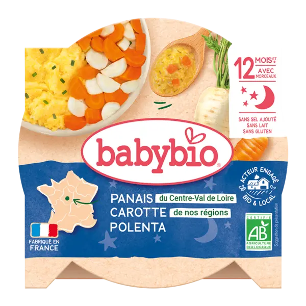 Meniu deliciu cu pastarnac, morcovi si mamaliguta, 230g, BabyBio