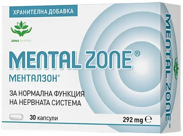 Mentalzone, 292 mg, 30 capsule, Zona Pharma