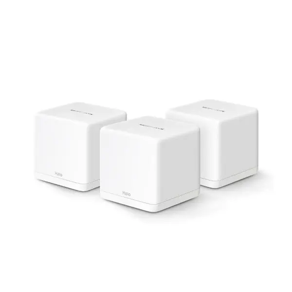 Mercusys Halo H60X(3-pack) Whole mesh Wi-Fi6 system, AX1500, Dual-band, Viteza wireless: 1201 Mbps on 5 GHz, 300 Mbps on 2.4 GHz