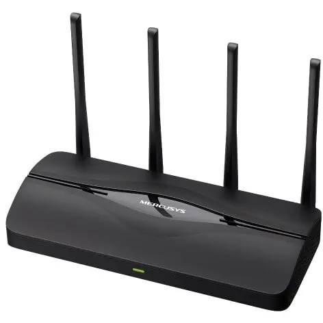 MERCUSYS Router wireless Mercusys, 2.5Gigabit, MR27BE, Dual-Band, WiFi 7, Negru