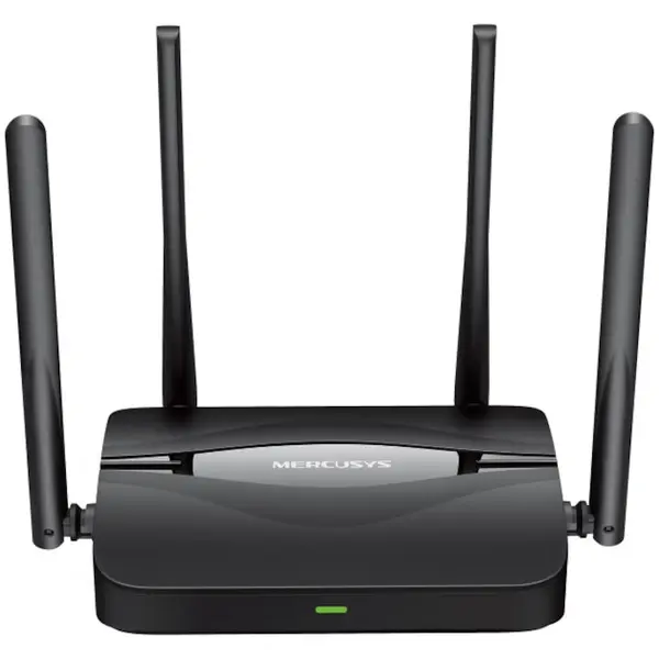 MERCUSYS Router Wireless Mercusys BE3600, Dual-Band, Wi-Fi 7, Viteza 688 Mbps la 2.4 GHz + 2880 Mbps la 5 GHz, Negru, MR25BE