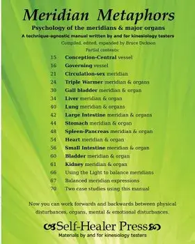 Meridian Metaphors: Psychology of the Meridians and Major Organs, Paperback/Bruce Dickson Mss