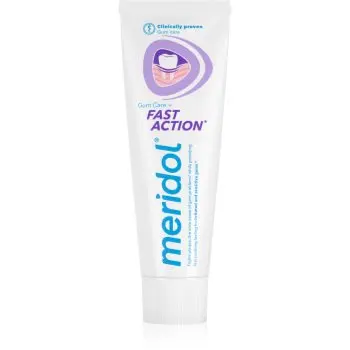 Meridol Fast Action pastă de dinți pentru protecția gingiilor pentru dinti sensibili