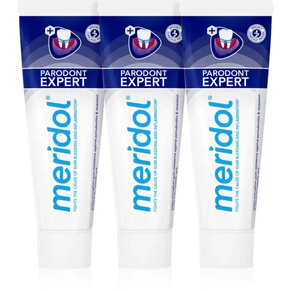 Meridol Parodont Expert Pata de dinti impotriva sangerarilor gingivale si a parodontiteti. 3x75 ml