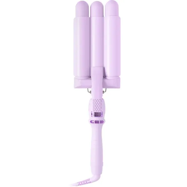 Mermade Cutie Waver 22 mm ondulator triplu pentru păr Lilac 1 buc
