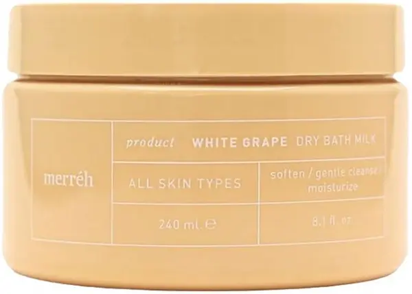 Merréh White Grape Lapte de baie calmant, 240 ml