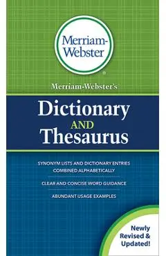 Merriam-Webster's Dictionary and Thesaurus - Merriam-webster Inc