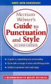 Merriam-Webster's Guide to Punctuation and Style, Paperback/Merriam-Webster