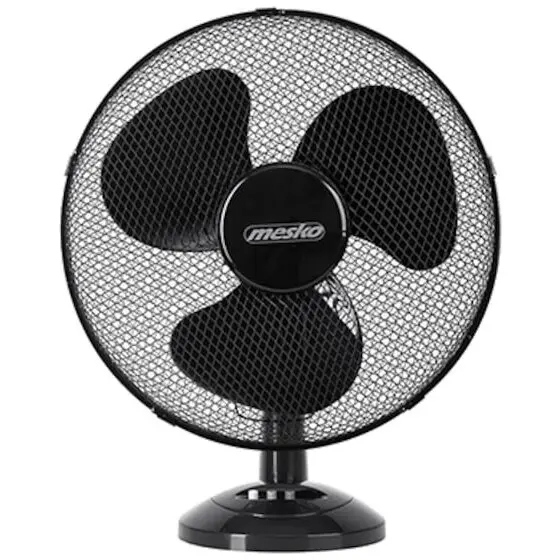 Mesko Ventilator de masa, Mesko, 45 W, 2 viteze, 23 cm, Negru