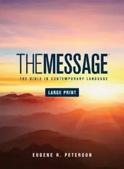 Message Bible-MS-Large Print Numbered, Hardcover/Eugene H. Peterson