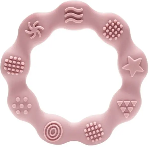 Mestecător de silicon Lorelli Premium - Inel, Deep Pink