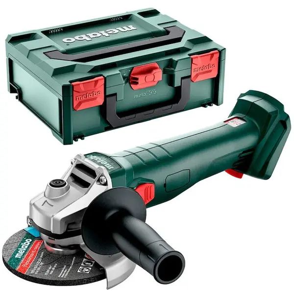 METABO Polizor unghiular METABO W 18 L 9-125 QUICK, 18 V, cu sistem de schimbare rapida a discurilor, cutie transport, Fara baterie si acumulator