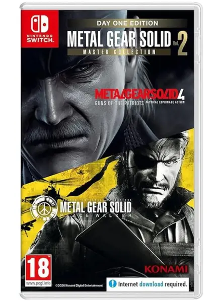 Metal Gear Solid Master Collection Vol. 2 Day One Edition Xbox Series S/X|PlayStation 4|Nintendo Switch|PC|PlayStation 5