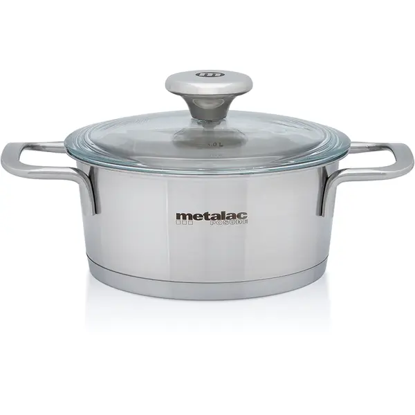 Metalac Caserola 1.3l Santino Metalac inox/16cm/1.3l