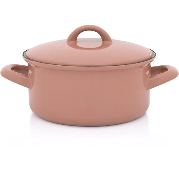 Metalac Cratita 2.75l cu capac Moka Metalacemail, 20cm, 2.75l