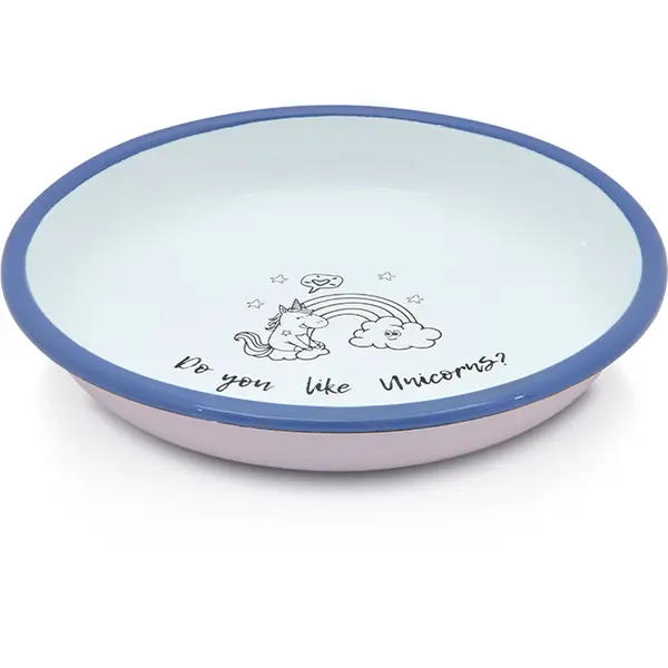 Metalac Farfurie adanca 0.75l Unicorn Metalac email/18cm/0.75l