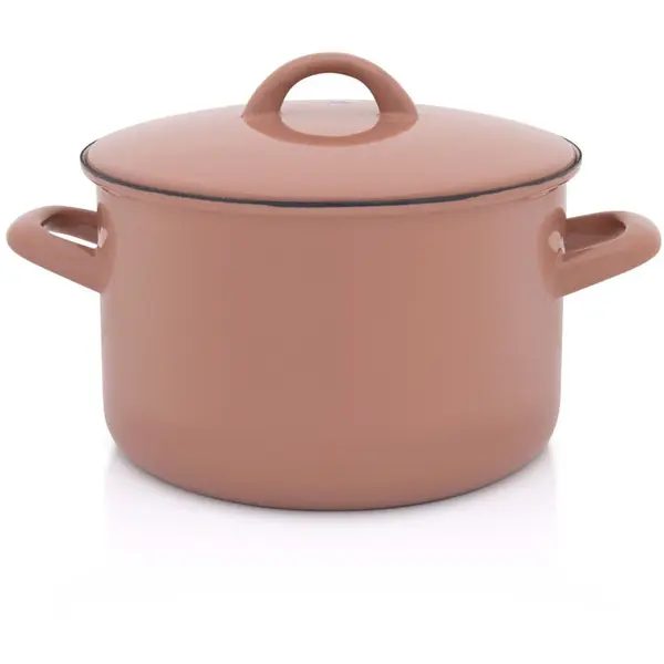 Metalac Oala cu capac Moka Metalacemail, 20cm, 4l