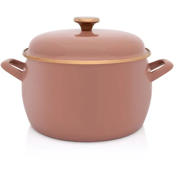 Metalac Oala cu capac Moka Metalacemail, 24cm, 7.5l