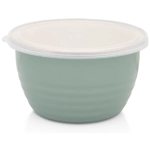Metalac Recipient cu capac Standard Metalacemail, 16cm, 1.7l, capac din plastic, Verde pastel