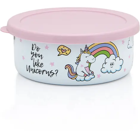 Metalac Recipient multif 0.75l cu capac Unicorn Metalac email/14cm/0.75l