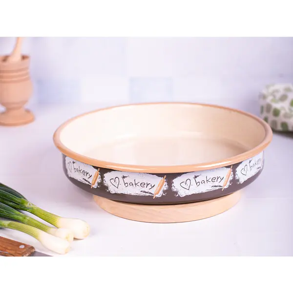 Metalac Tava rotunda 3.44l Bakery Metalac email/28cm/3.44l