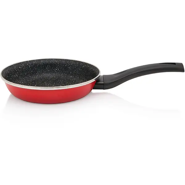 Metalac Tigaie 1l Granit Induction rosu Metalac email/20cm/1l