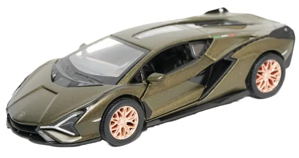Metallică Kinsmart - Lamborghini Sián FKP 37, 1:36, verde