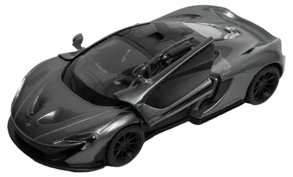 Metallică Kinsmart - McLaren P1, 1:36, creion grafit