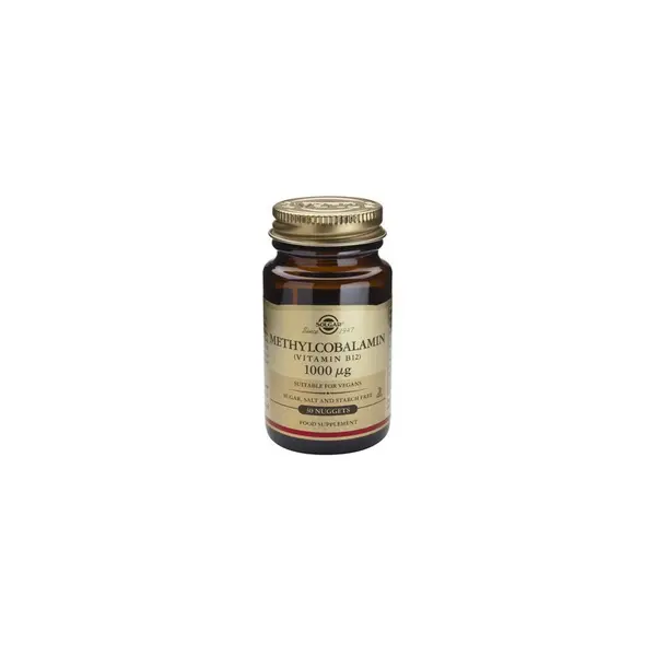 Methylcobalamin (Vitamina B12) 1000mcg 30tb (Metilcobalamina) SOLGAR
