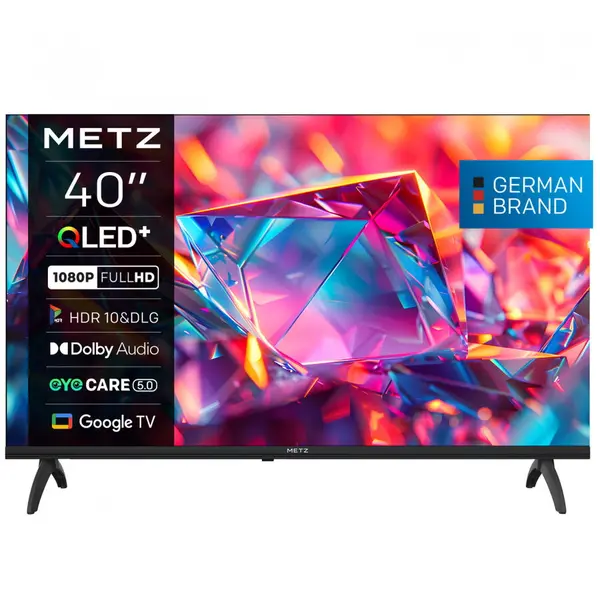 METZ Televizor METZ QLED 40MQH7030Z, 40(100cm), Smart Google TV, FHD, Negru
