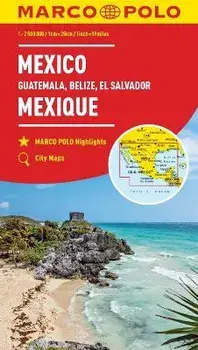Mexico Marco Polo Map. Includes Guatemala, Belize and El Salvador, Sheet Map/Marco Polo