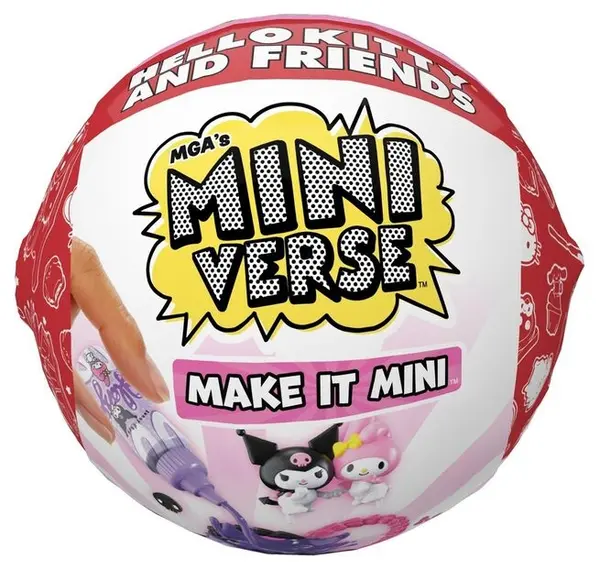 MGA Miniverse: Hello Kitty and Friends - Set pentru prepararea mini mâncării