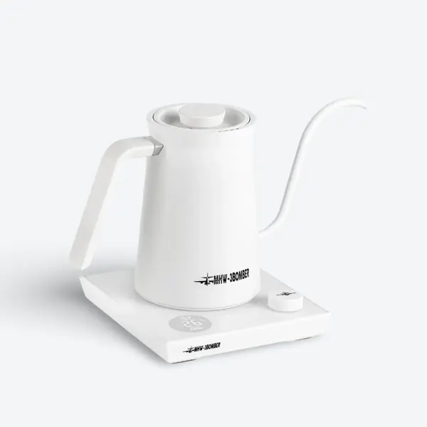 MHW-3BOMBER, fierbător Smart Pour Adder V3 – 600 ml - Alb