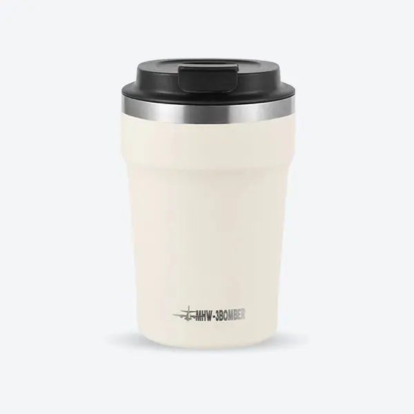 MHW-3BOMBER, pahar termic pentru cafea, 360ml - Alb