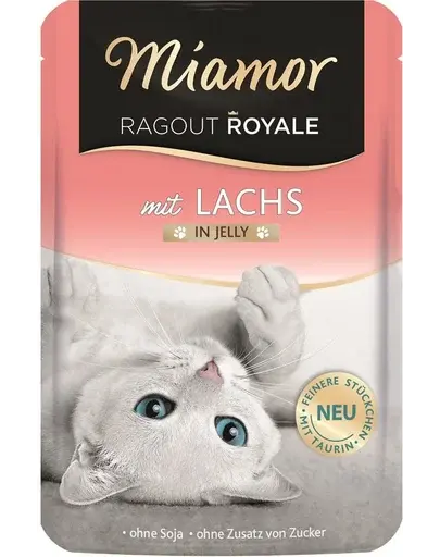 MIAMOR Ragout Royale in Jelly Salmon plic somon in gelatina pentru pisica 100 g