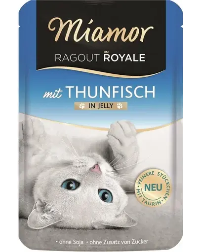 MIAMOR Ragout Royale in Jelly Tuna ton in gelatina pentru pisica 100 g