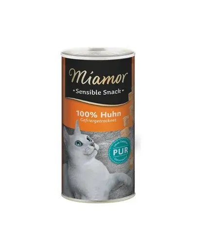MIAMOR Sensible Snack Chicken Pure 30g cuburi pui pentru pisici