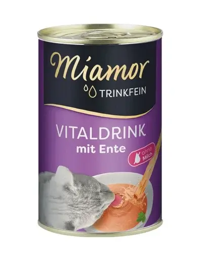 MIAMOR Trinkfein Supliment lichid pisici, supa rata 12x135 g