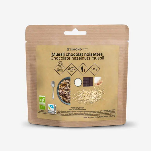 Mic dejun Bio Muesli cu ciocolată și alune 100 g