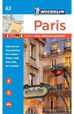 Michelin Paris by Arrondissements Pocket Atlas #62 - Michelin