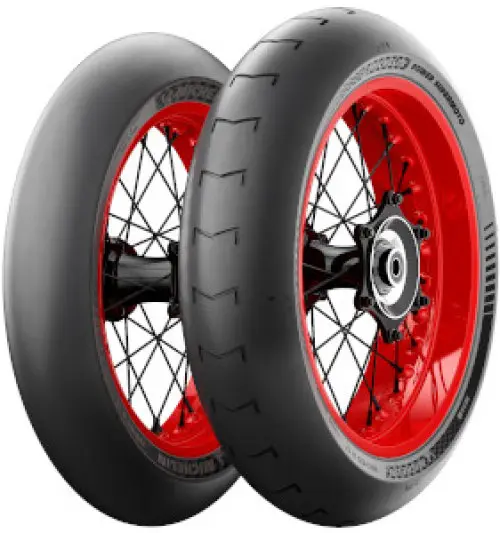 Michelin Power Supermoto ( 120/75 R16.5 TL Mischung RAIN, NHS, Roata fata )