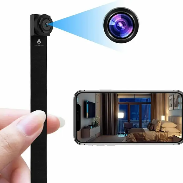 Micro camera ascunsa, VD06, WIFI, detectarea miscarii, vedere nocturna, 1080P, Android/iOS, baterie 2500 mAh, autonomie 4 ore