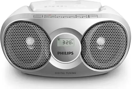 Micro Sistem Philips AZ215S, CD Player (Argintiu)
