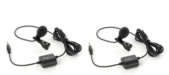 Microfoane IK Multimedia - iRig Mic Lav 2 Pack, 2 buc, negre